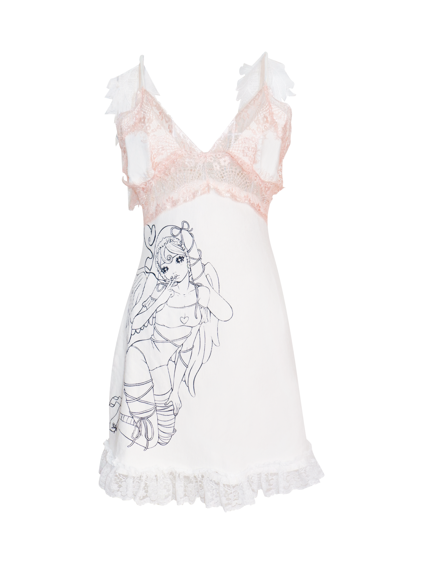 Seraphim Slip Dress White