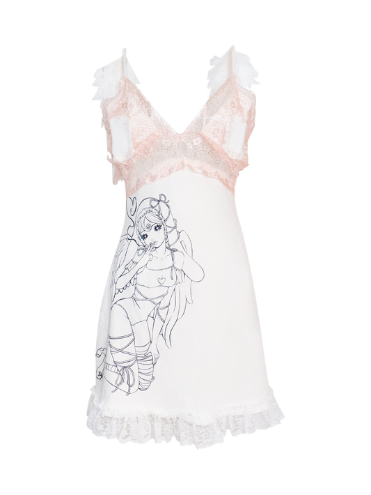 Seraphim Slip Dress White