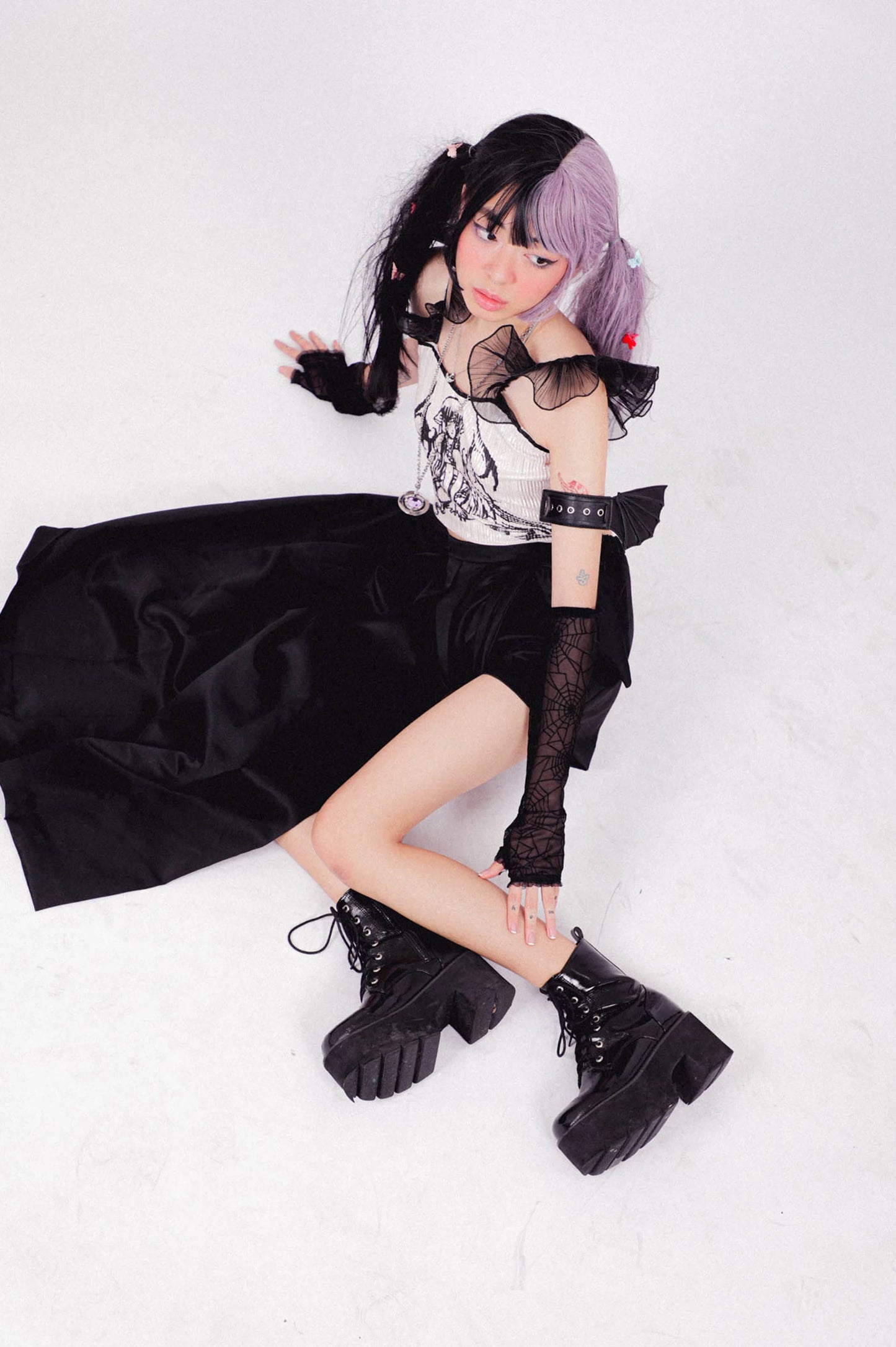Genesis Noir Asymmetrical Skirt