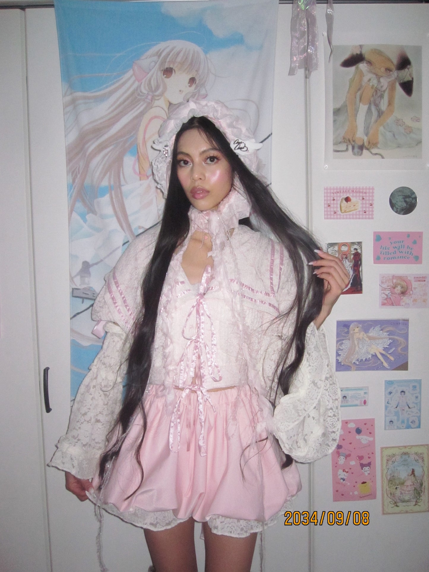 Milk Blossom Cardigan + Detachable Sleeves