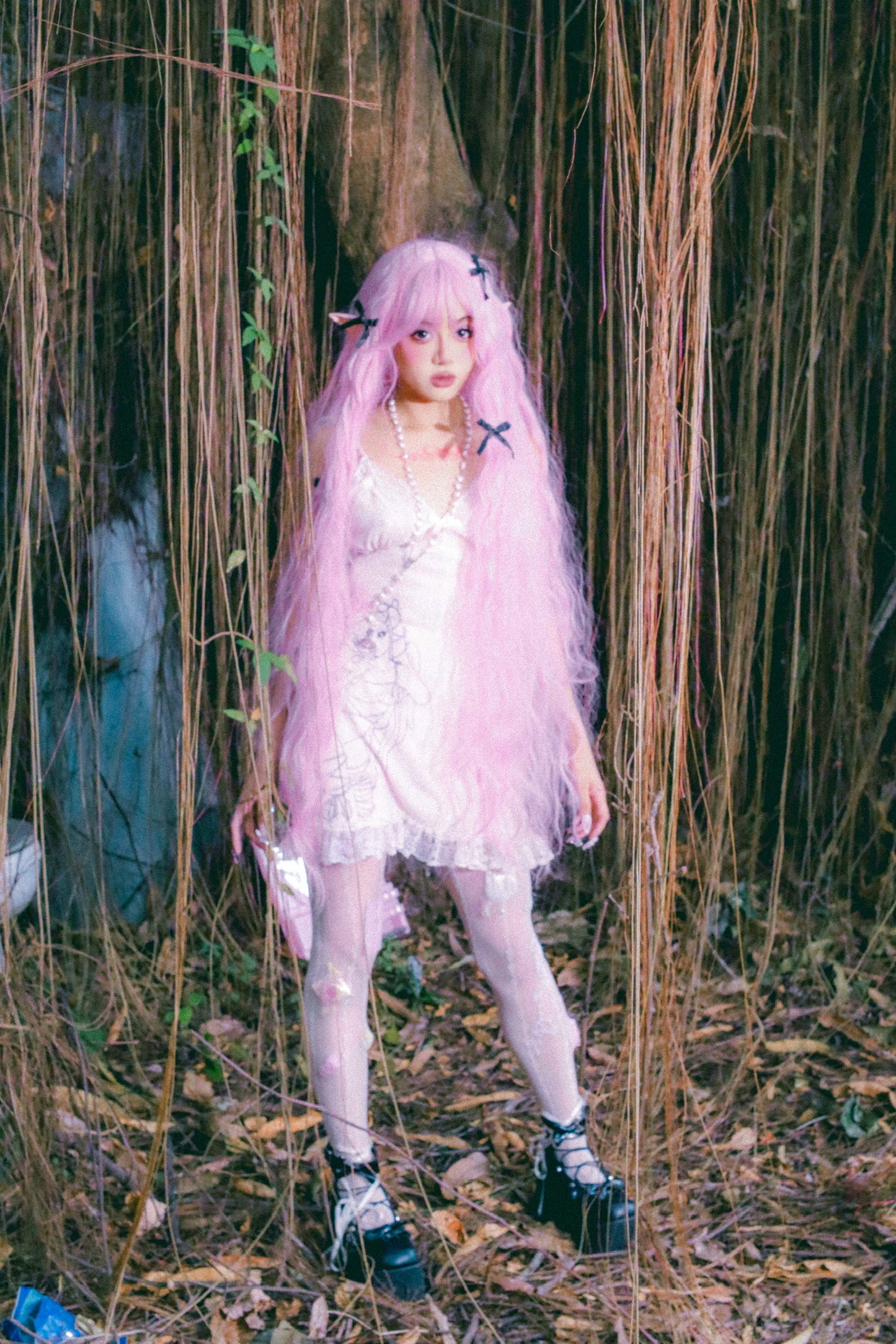 Seraphim Slip Dress Pink