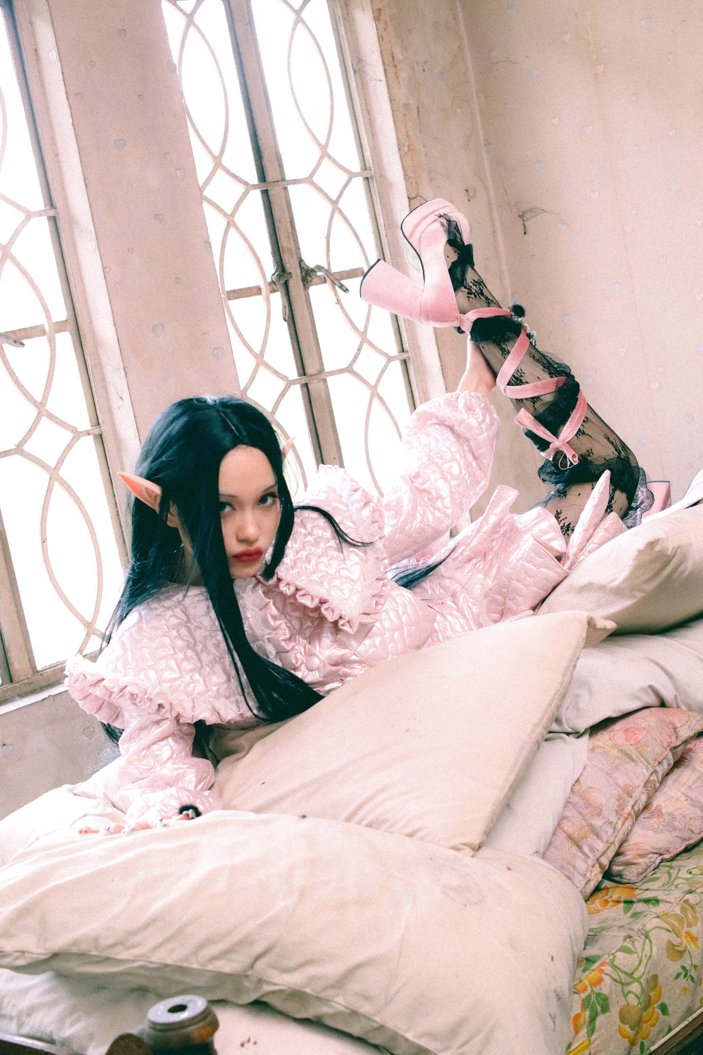 Pink Cherub Coat