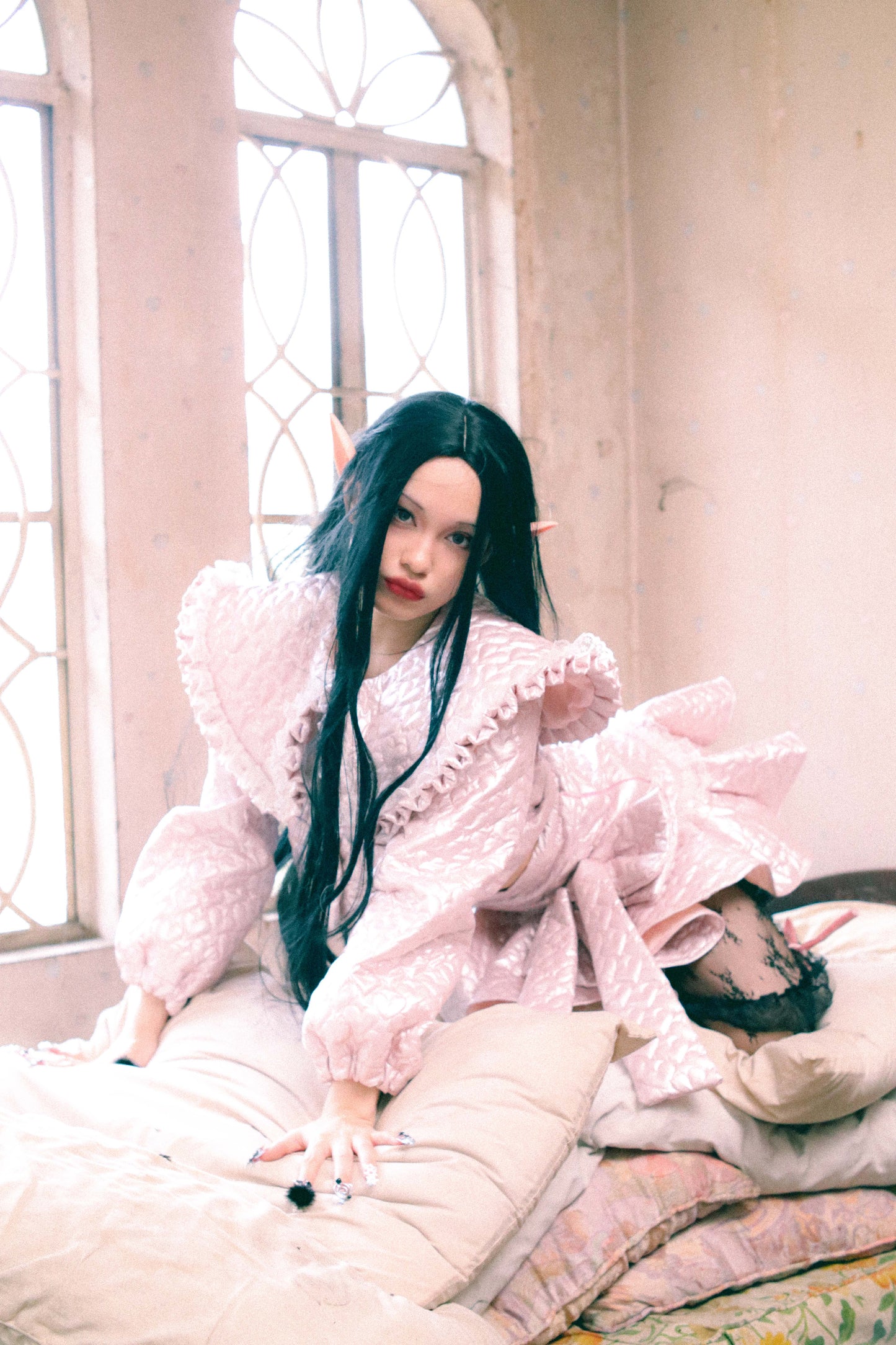 Pink Cherub Coat