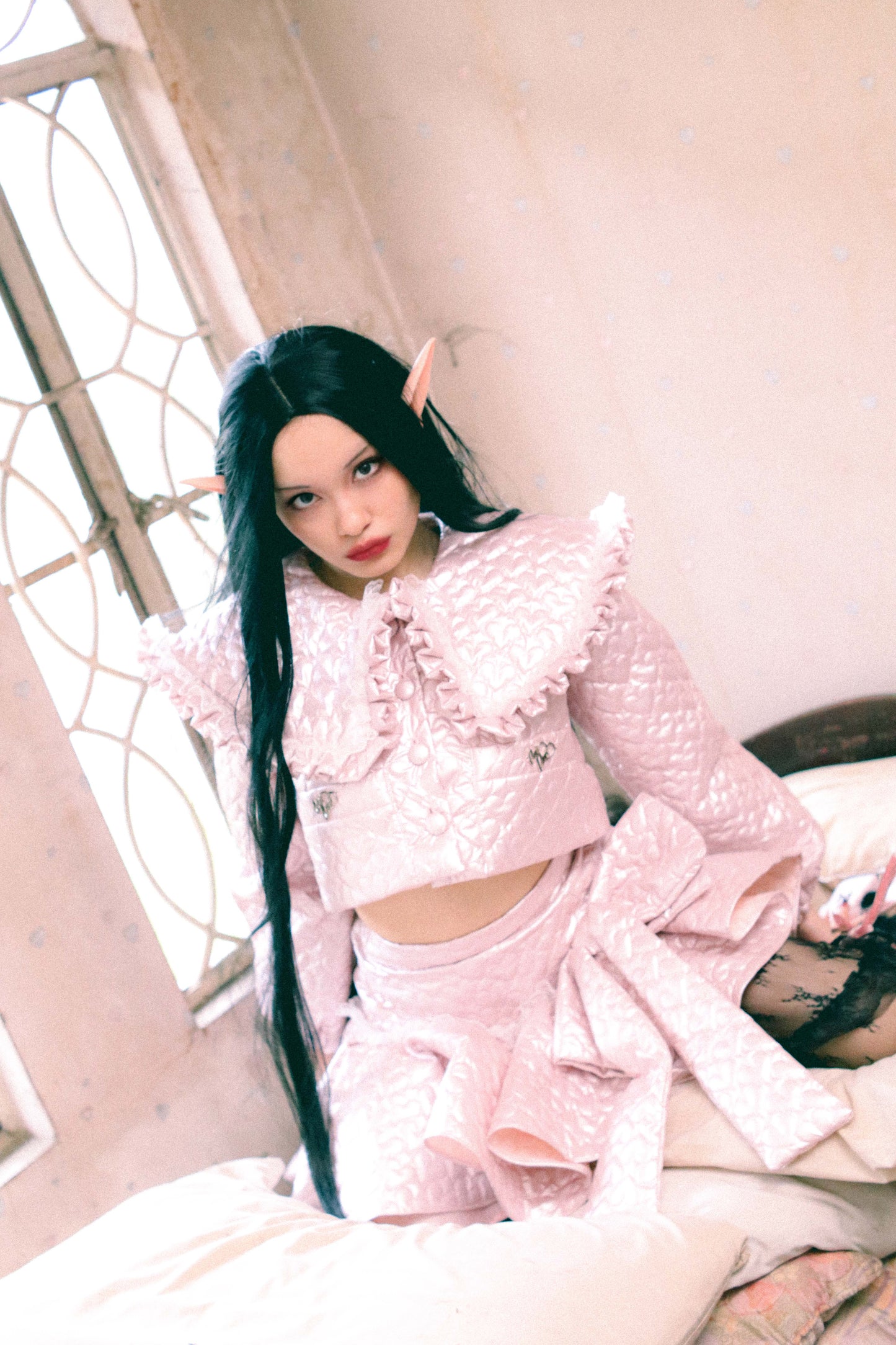 Pink Cherub Coat