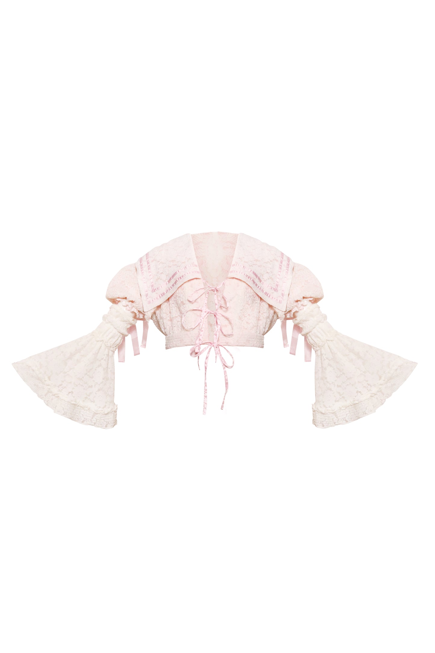 Milk Blossom Cardigan + Detachable Sleeves