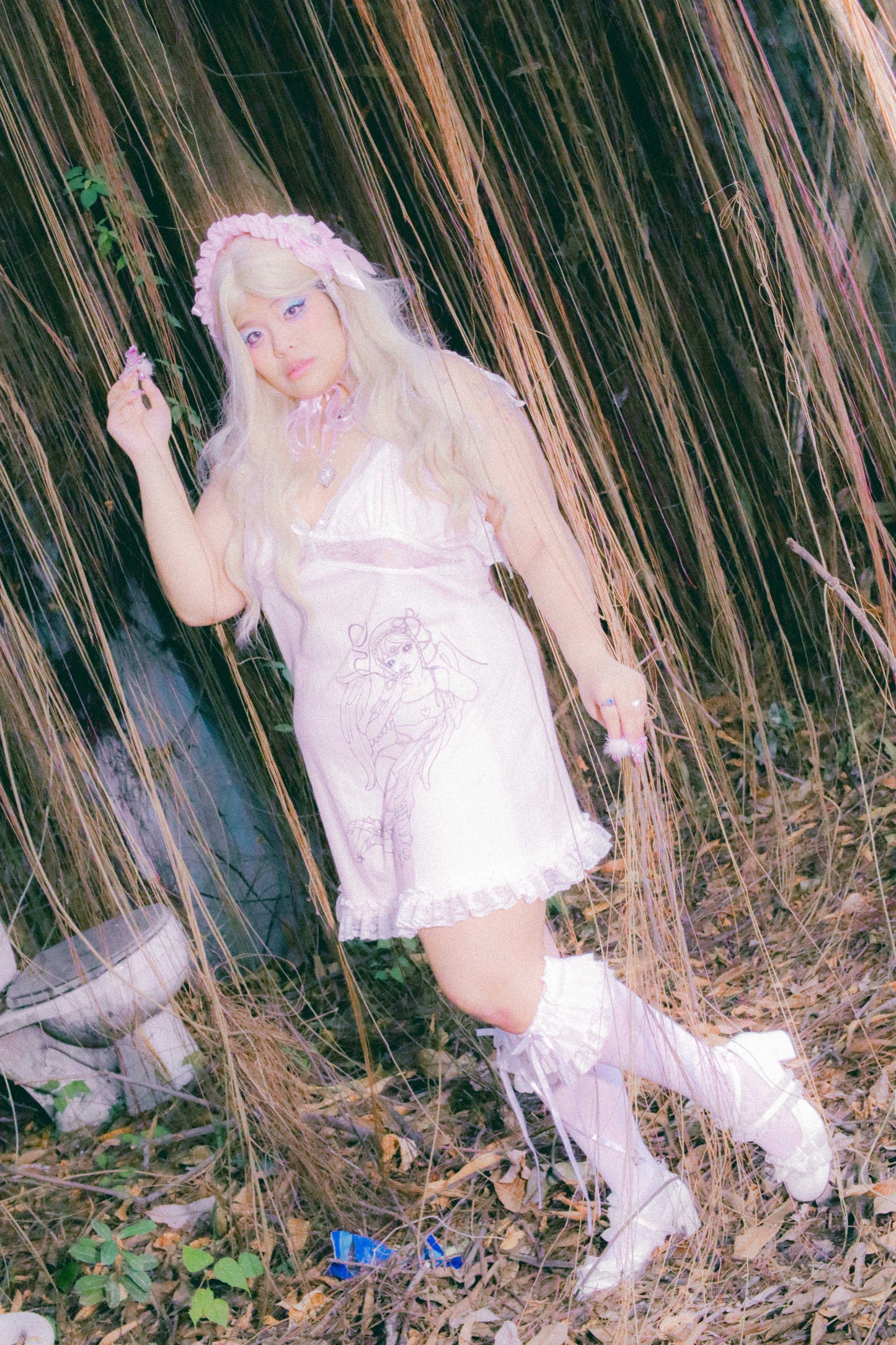 Seraphim Slip Dress Pink
