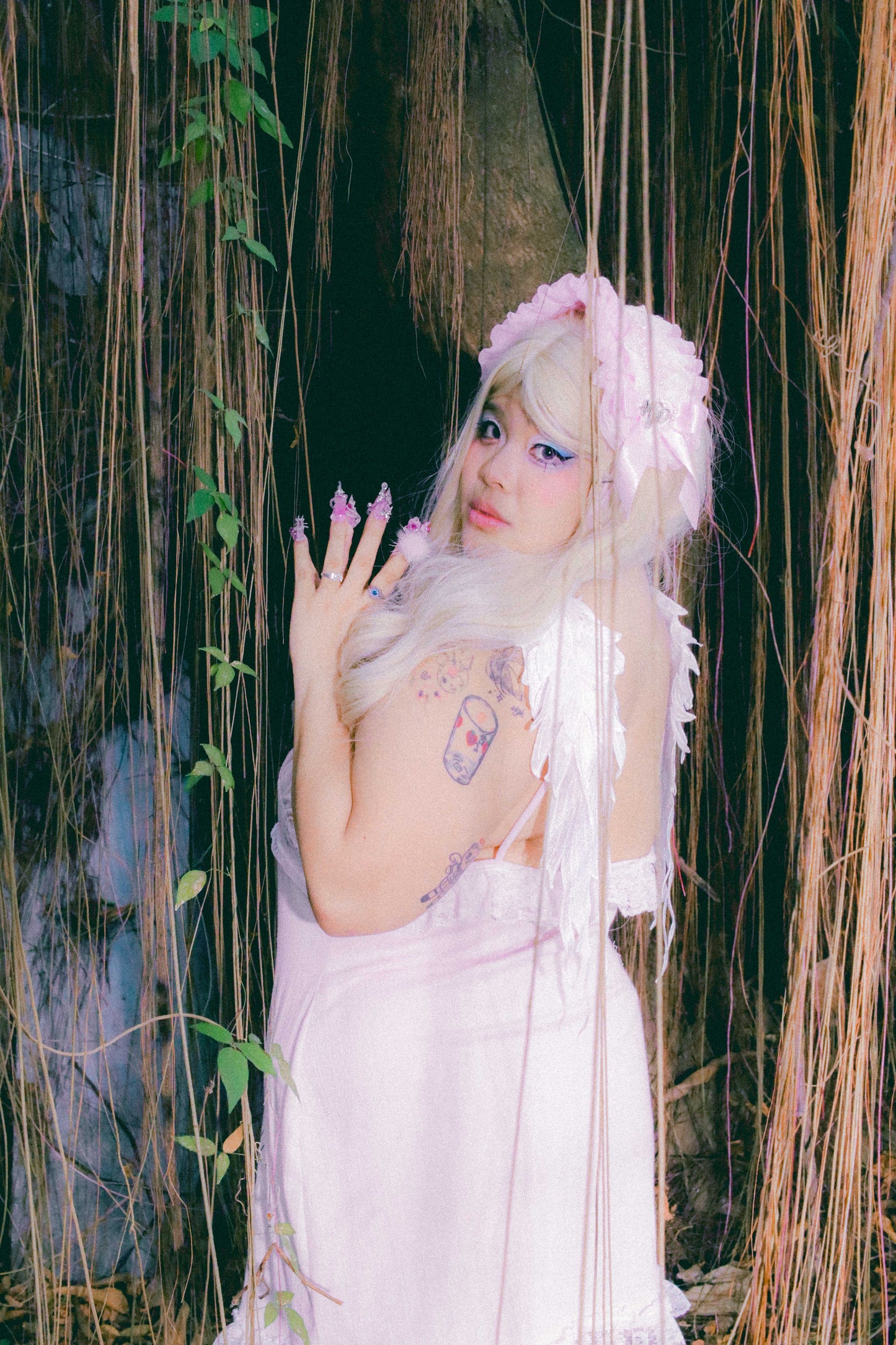 Seraphim Slip Dress Pink