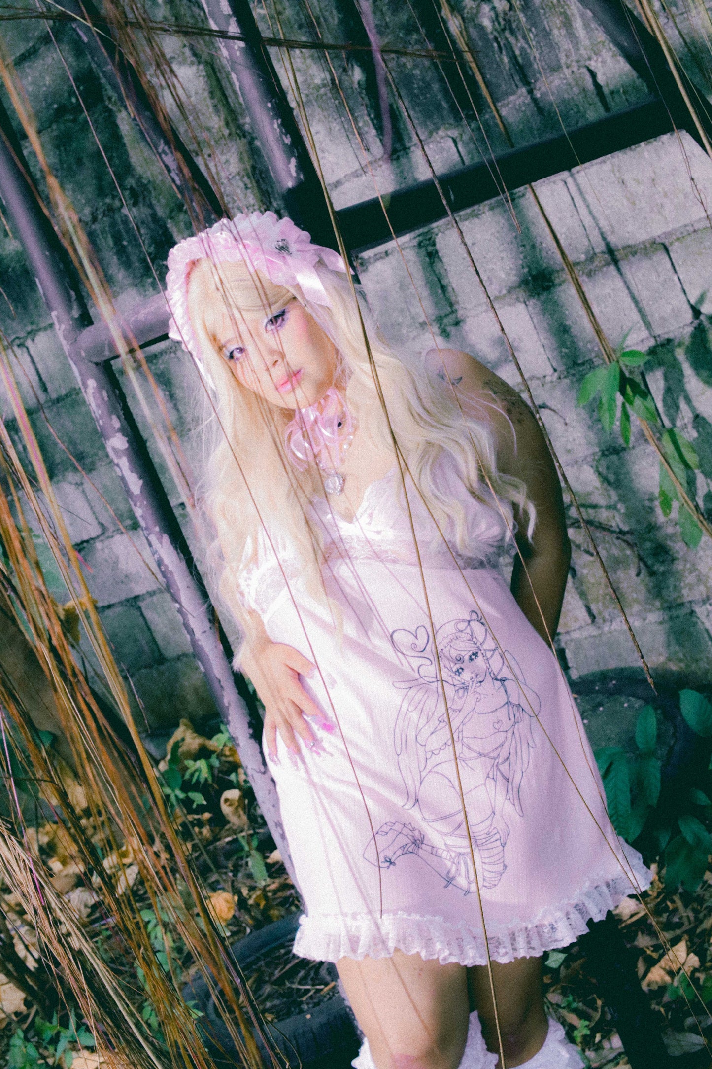 Seraphim Slip Dress Pink