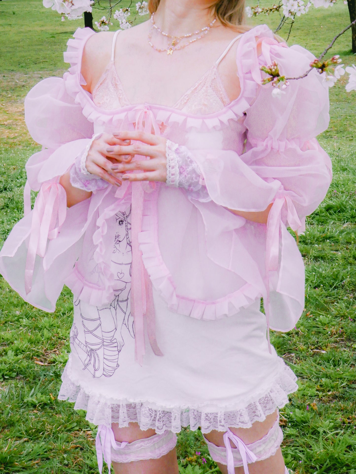 Fae-Touched Mesh Cardigan