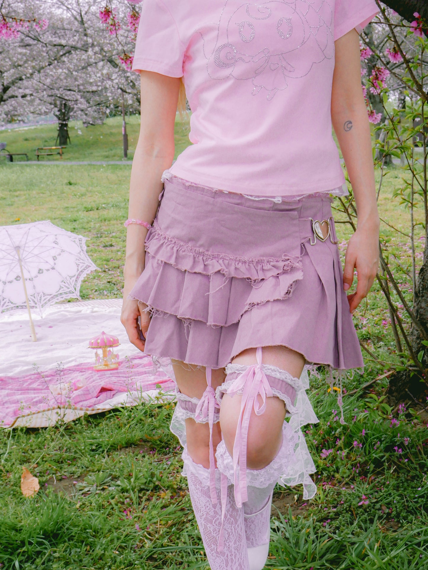 Cherub’s Curse Skirt (Strawberry)