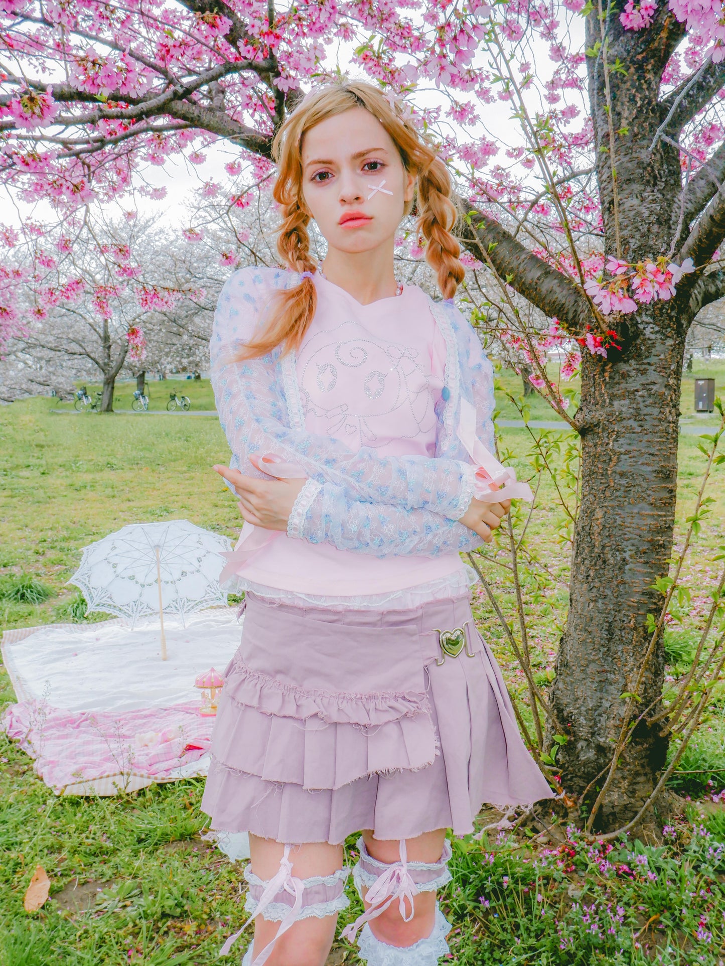 Butterfly's Kiss Cardigan (Blue)