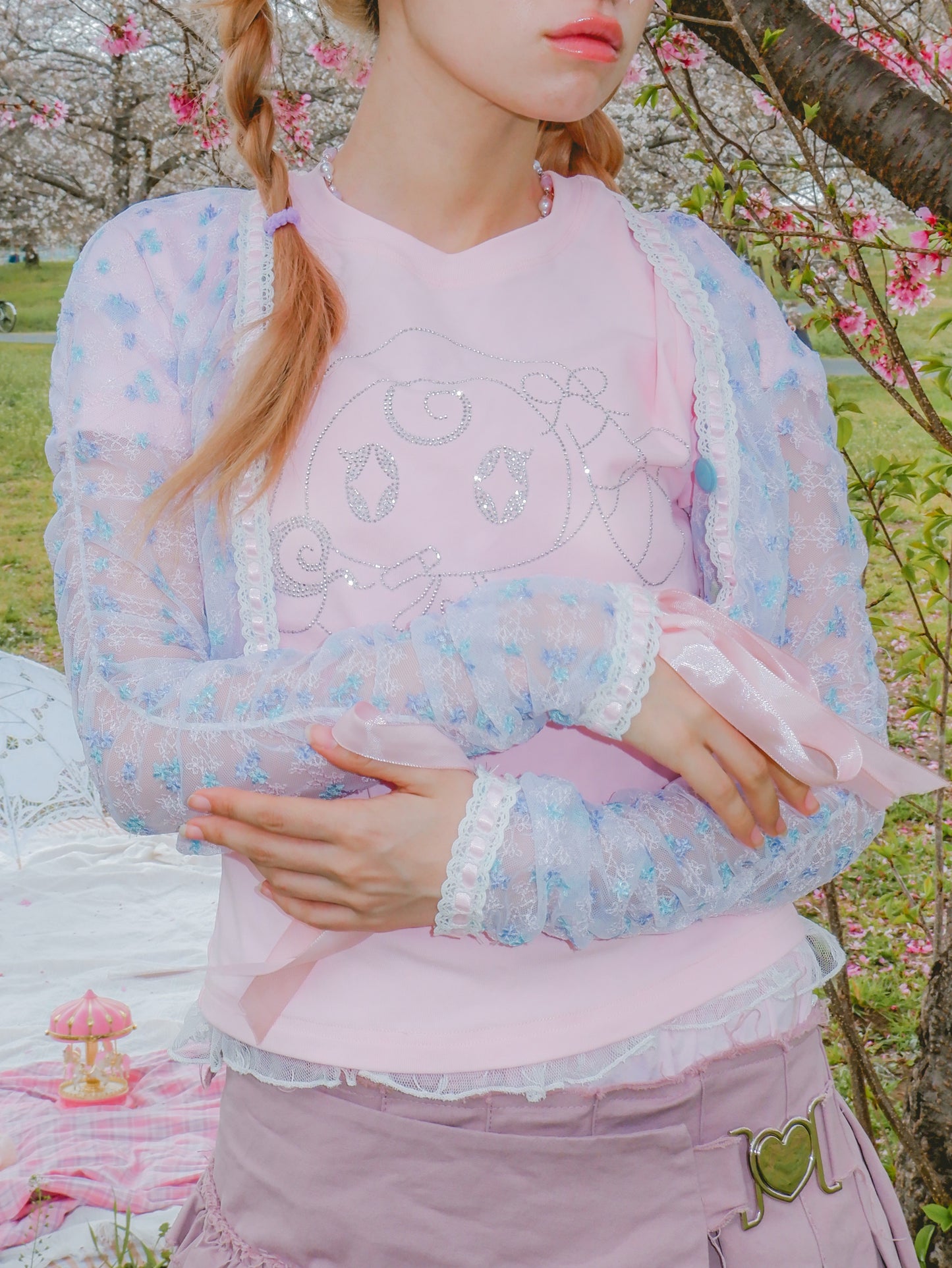 Butterfly's Kiss Cardigan (Blue)