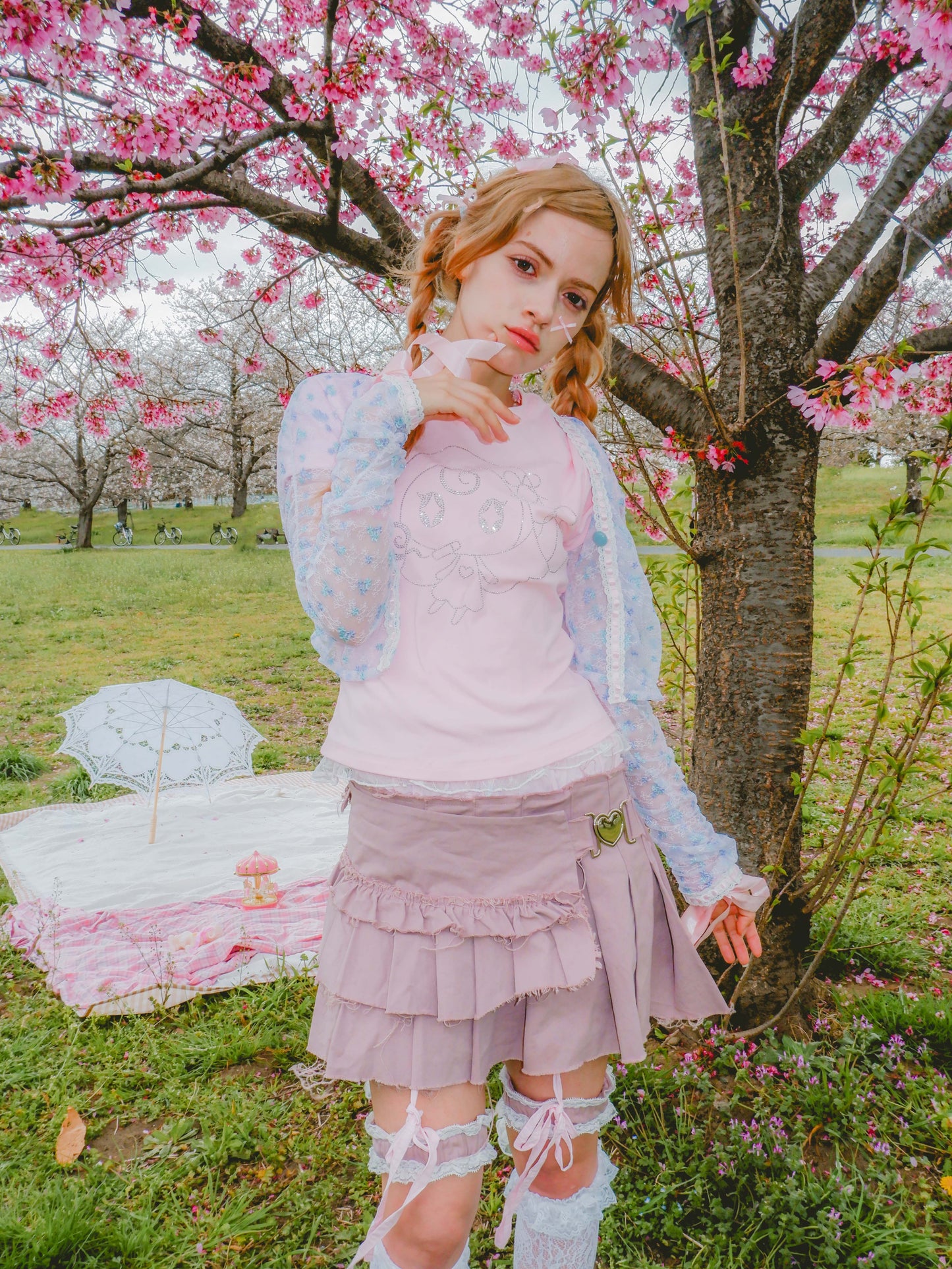 Butterfly's Kiss Cardigan (Blue)