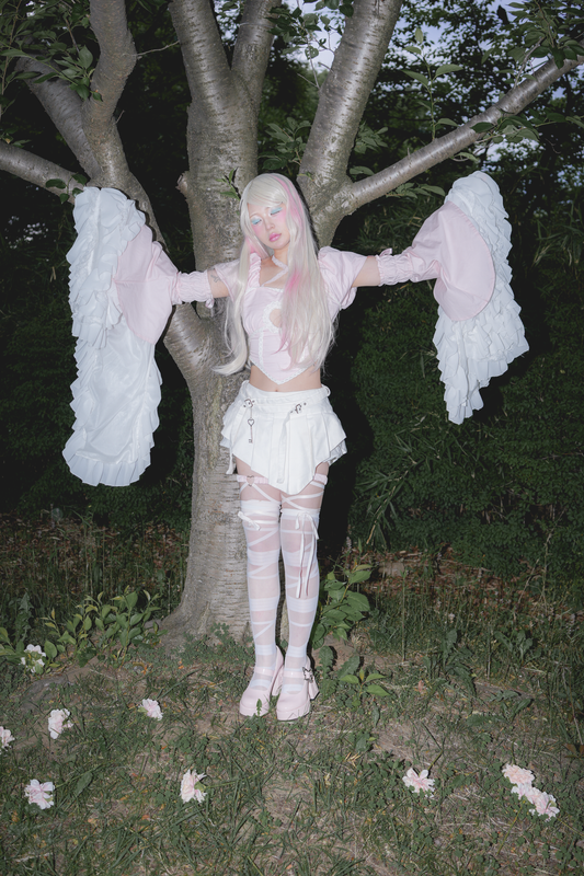 Maiden's Armor Arm Warmers (Pink)
