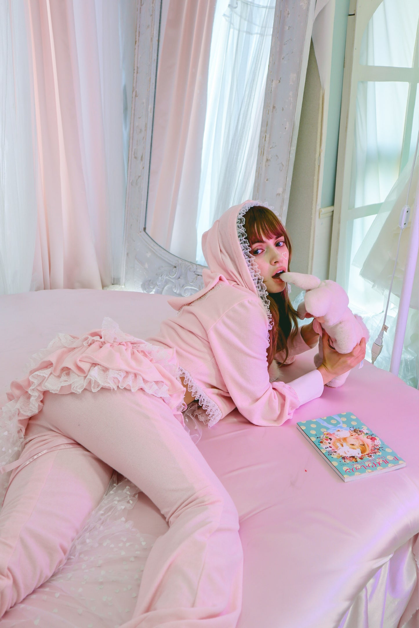 Dreamy Doll Velour Jogger Skirt (Refresh!)