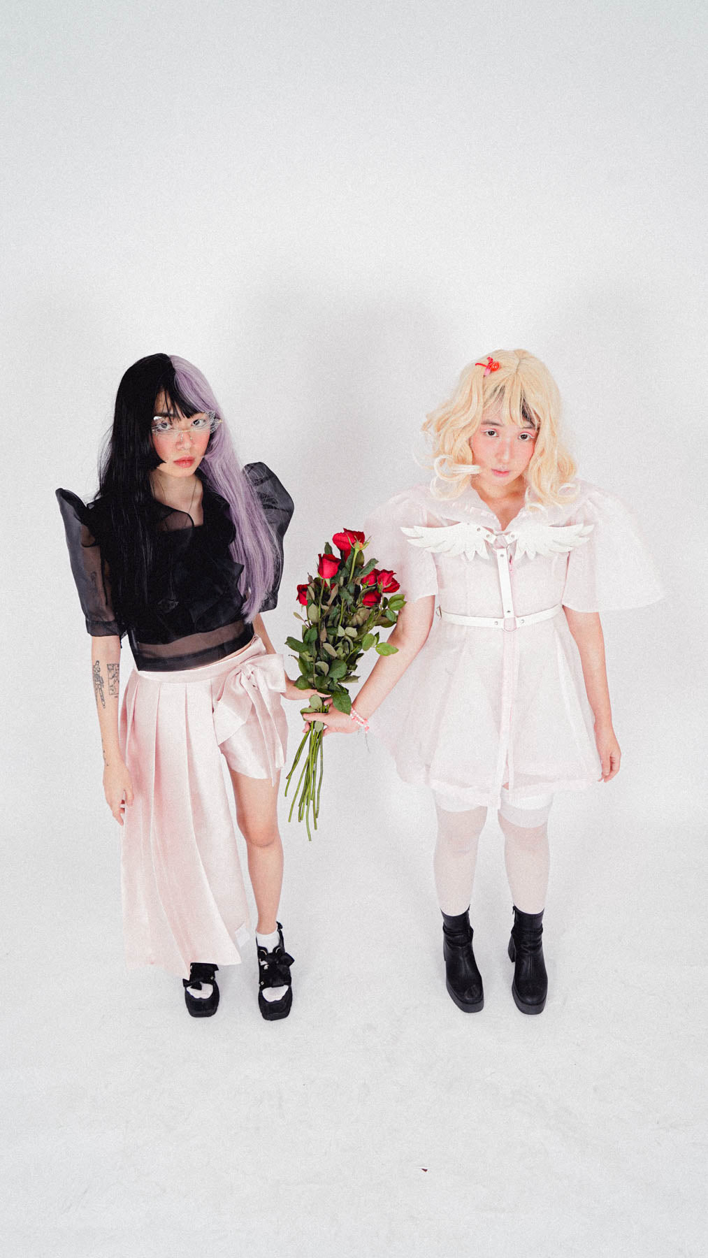 Pink Taho Asymmetrical Skirt