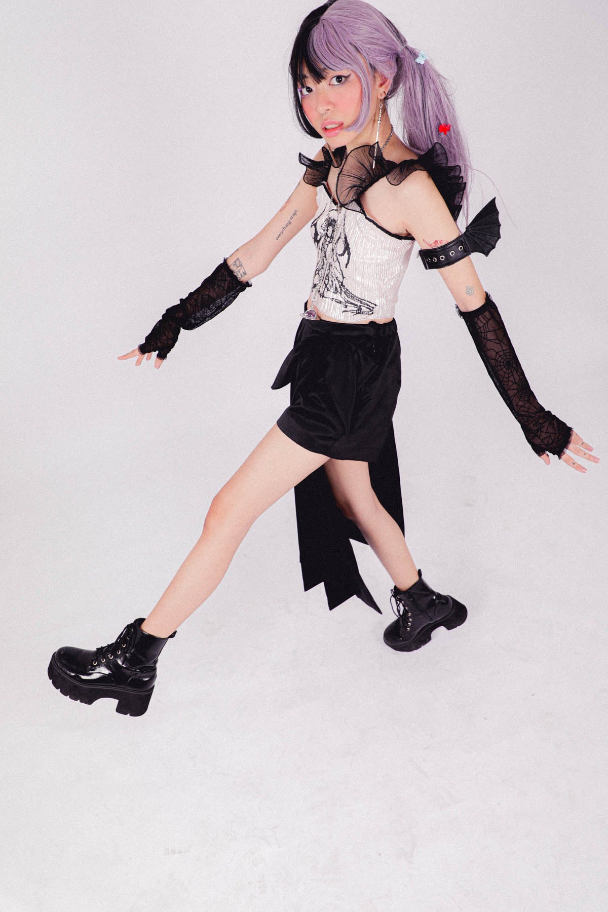 Genesis Noir Asymmetrical Skirt