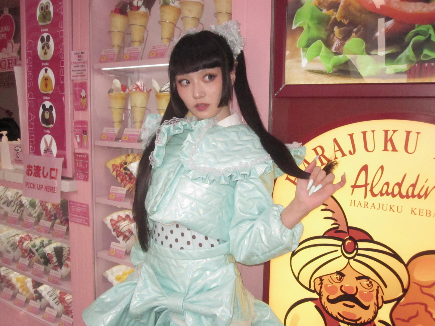 Mint Cherub Coat