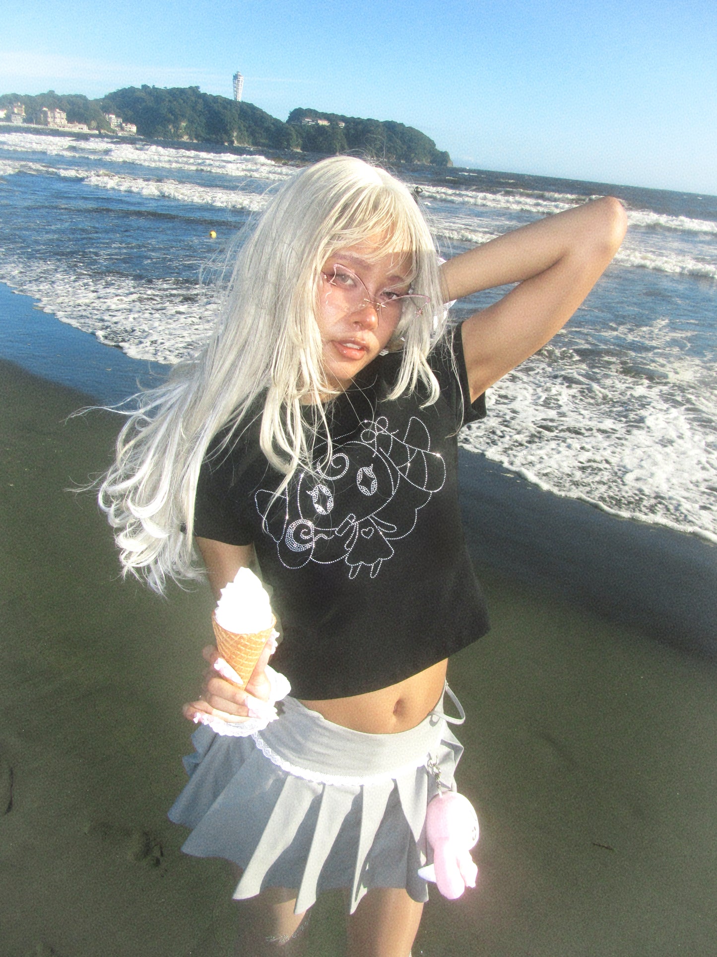 Midnight Lilith Cropped Tee