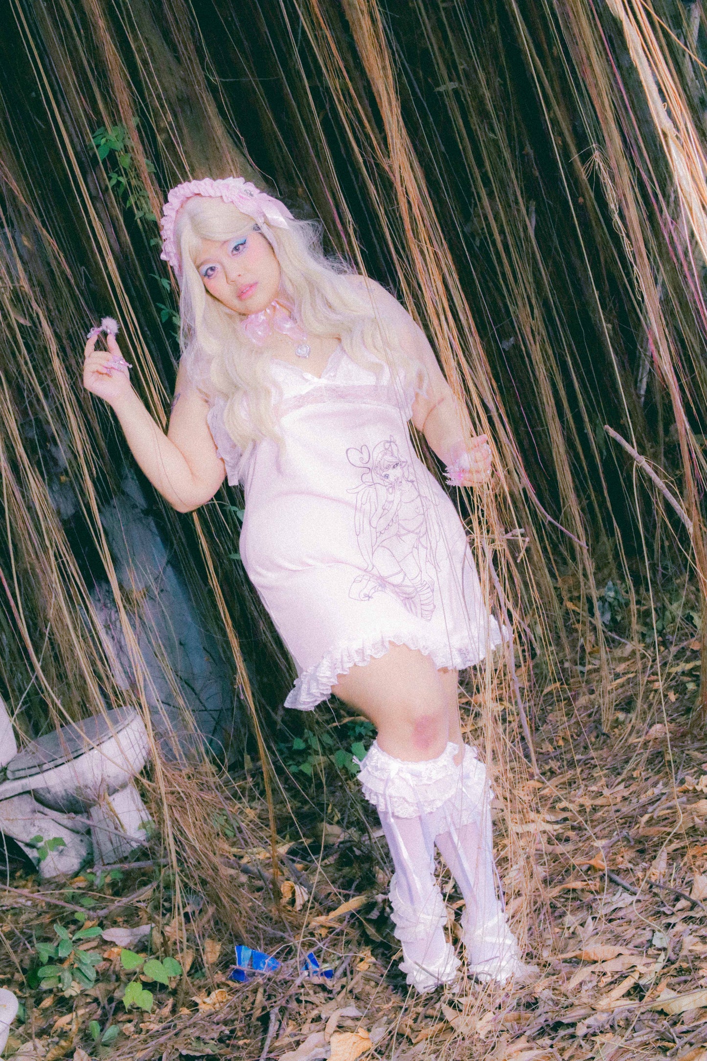 Seraphim Slip Dress Pink