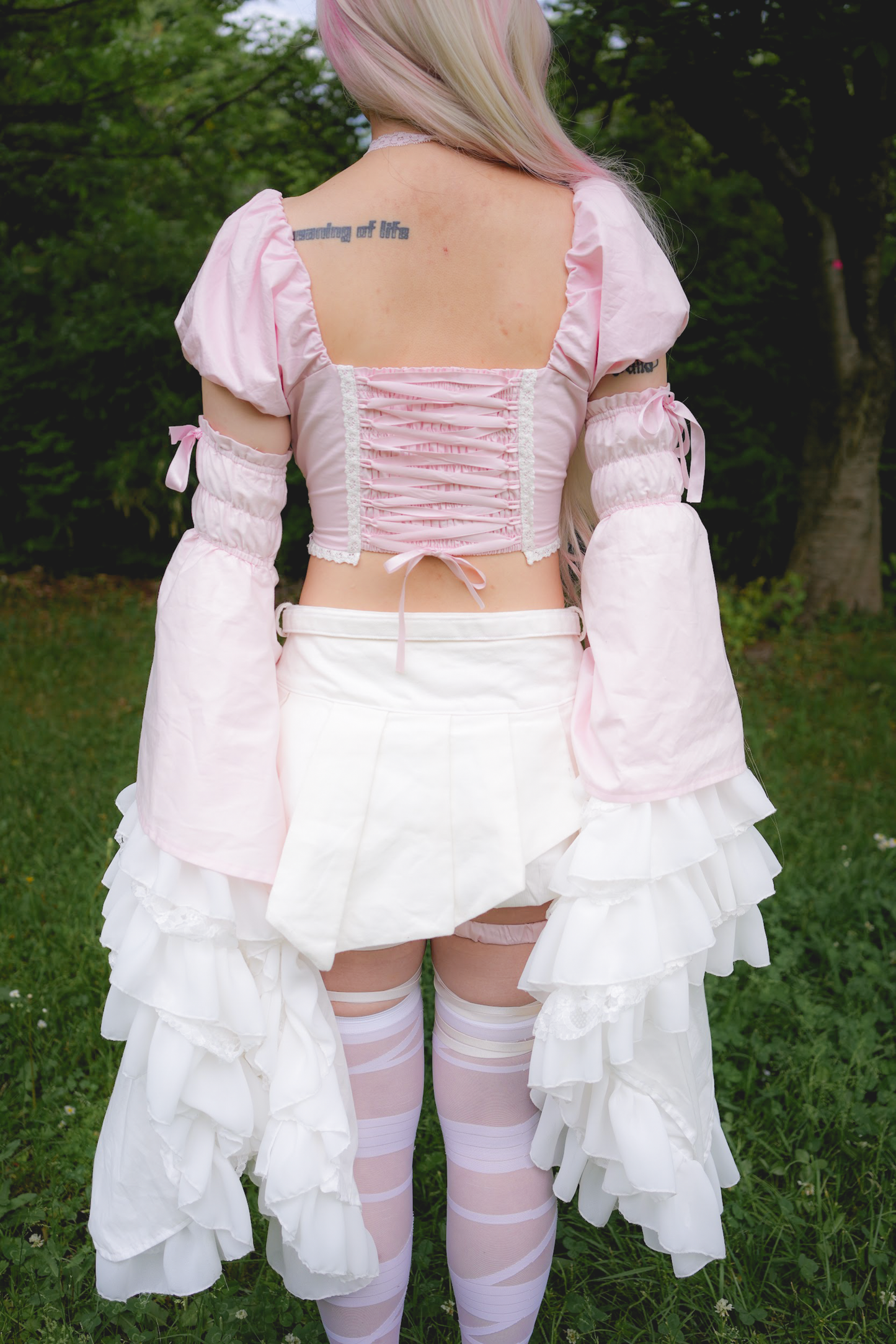 Fallen Angel Skirt (White)