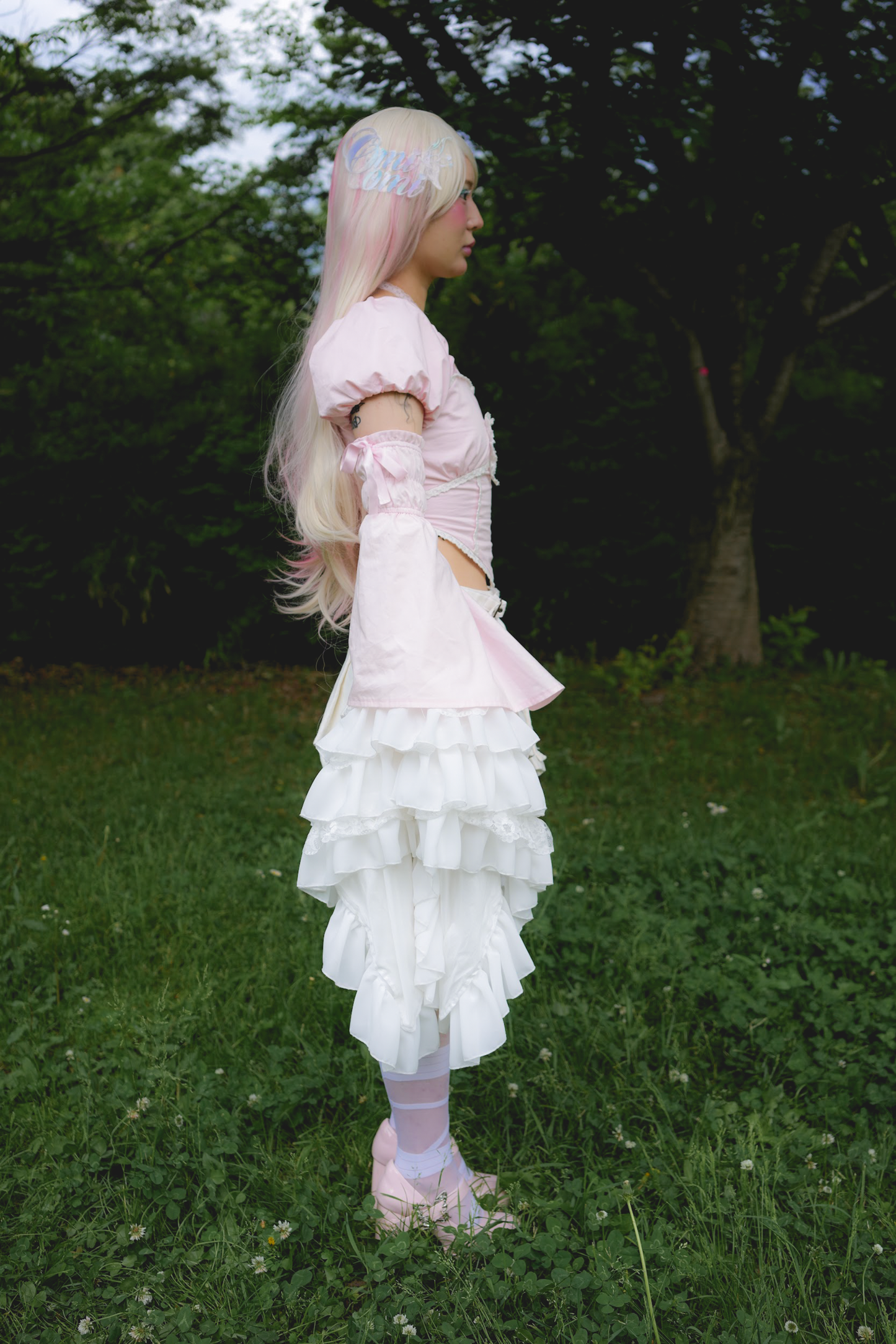 Maiden's Armor Arm Warmers (Pink)