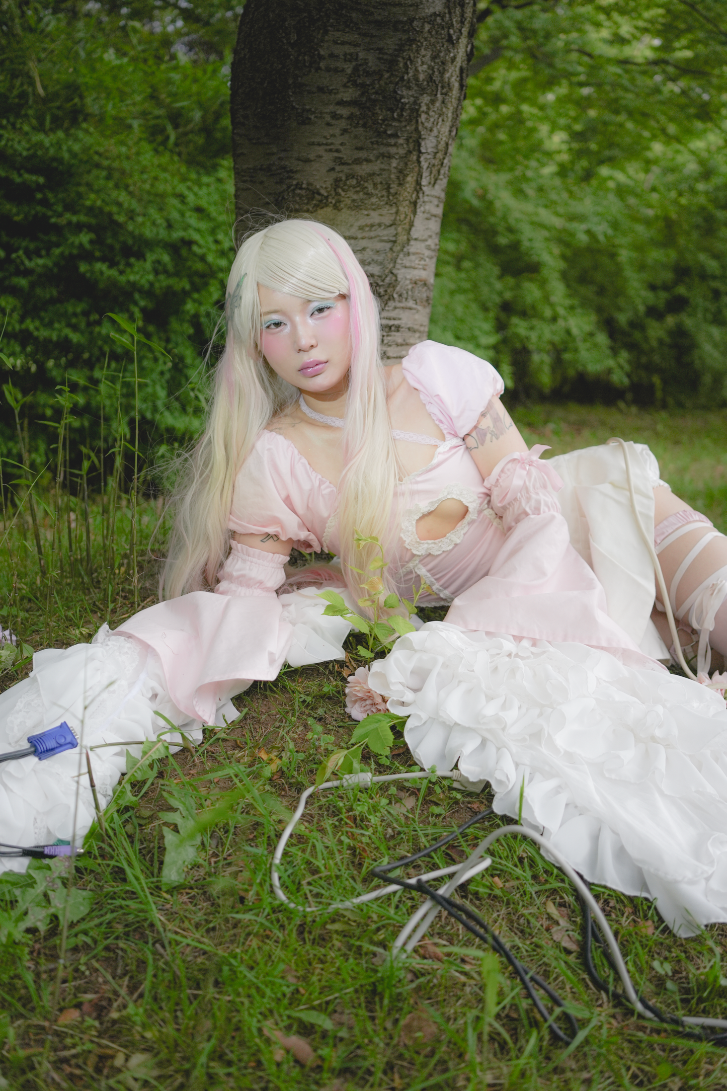 Maiden's Armor Arm Warmers (Pink)