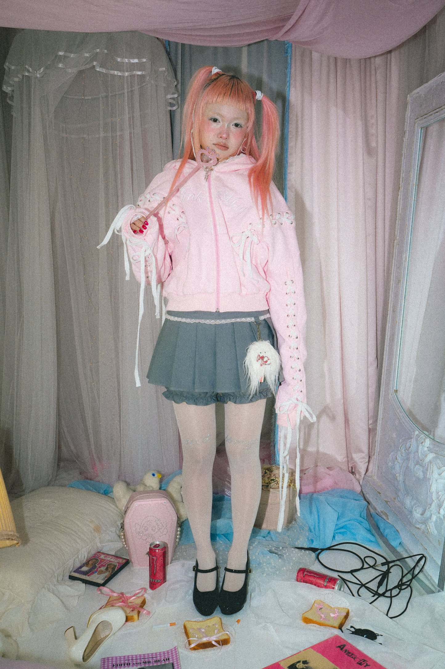 Pink Mage Zip Hoodie