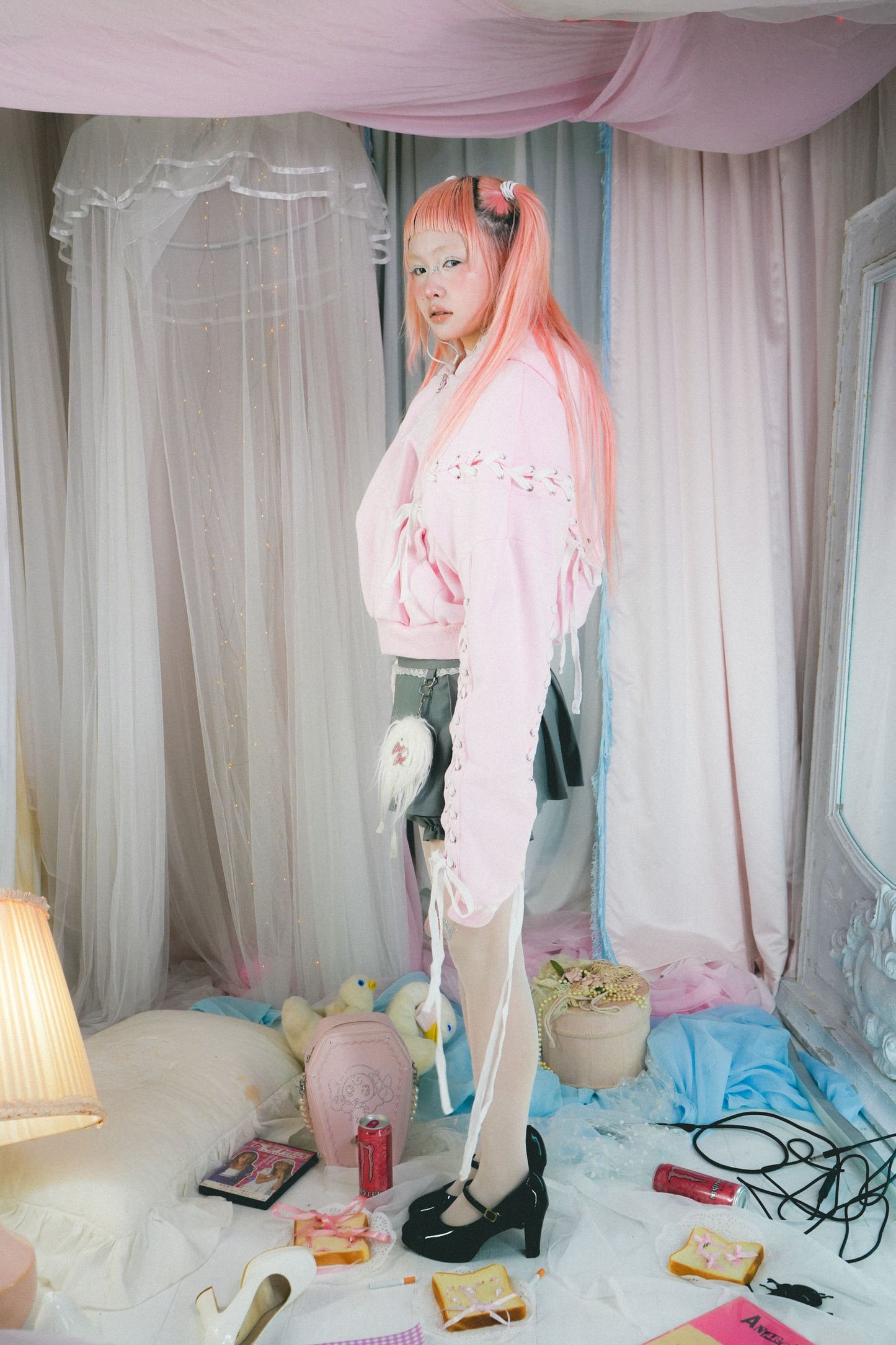 Pink Mage Zip Hoodie