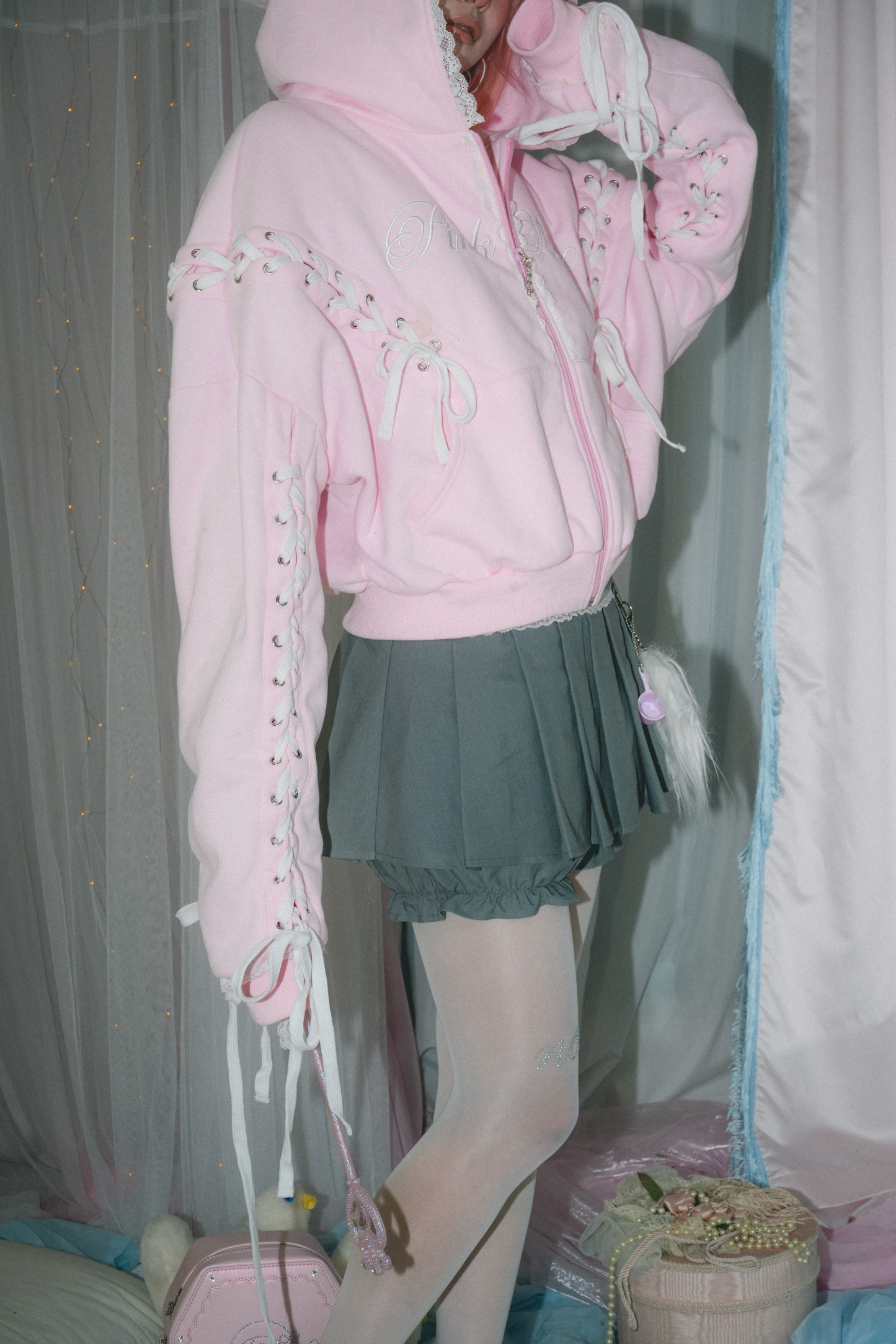 Pink Mage Zip Hoodie