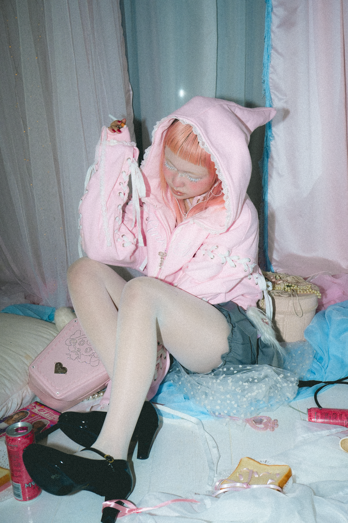 Pink Mage Zip Hoodie