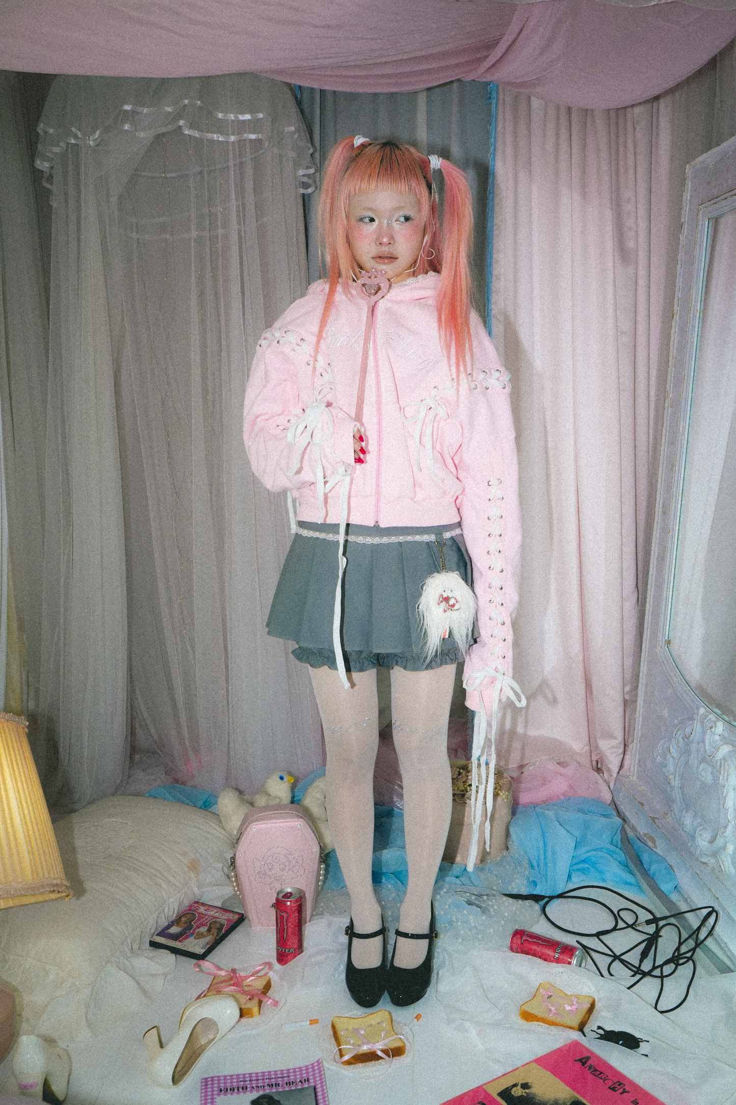 Pink Mage Zip Hoodie